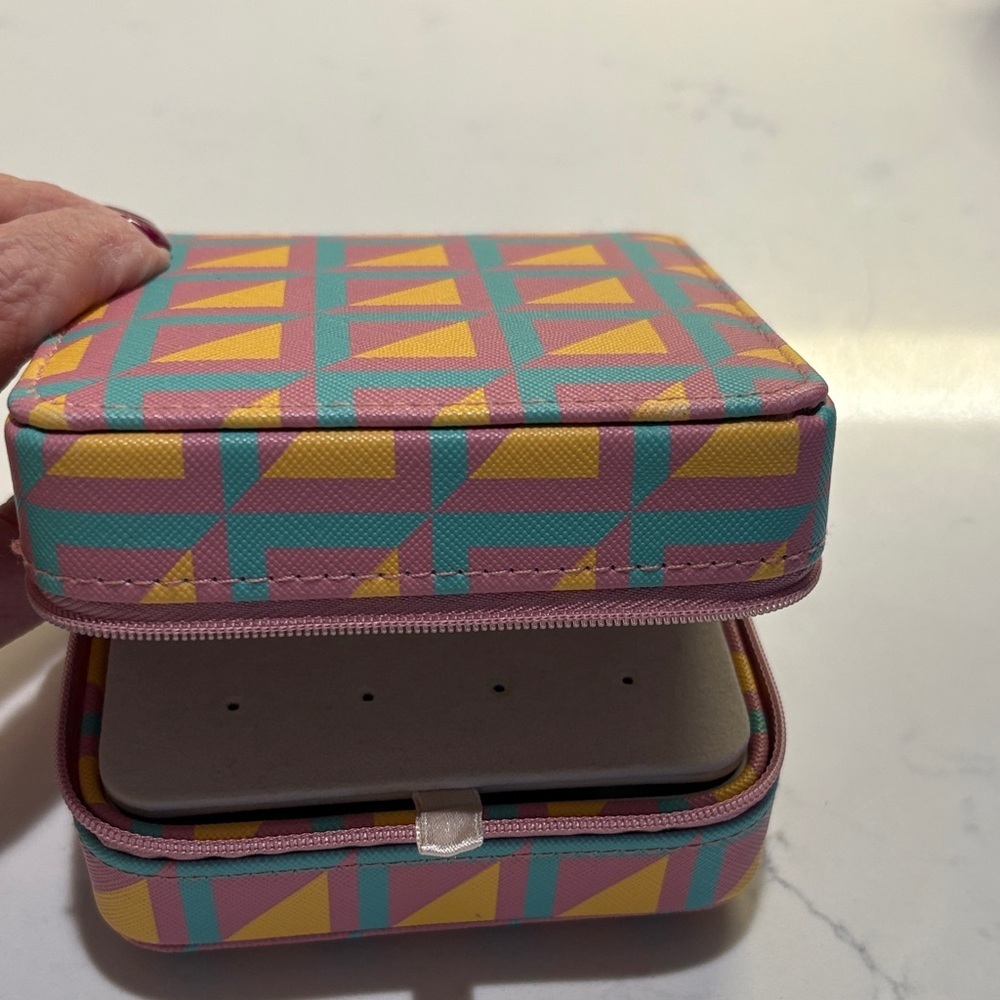 Colorful Geometric Jewelry Box